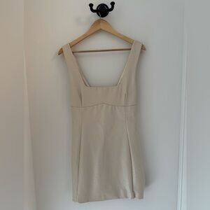 Meshki Cream Mini Dress